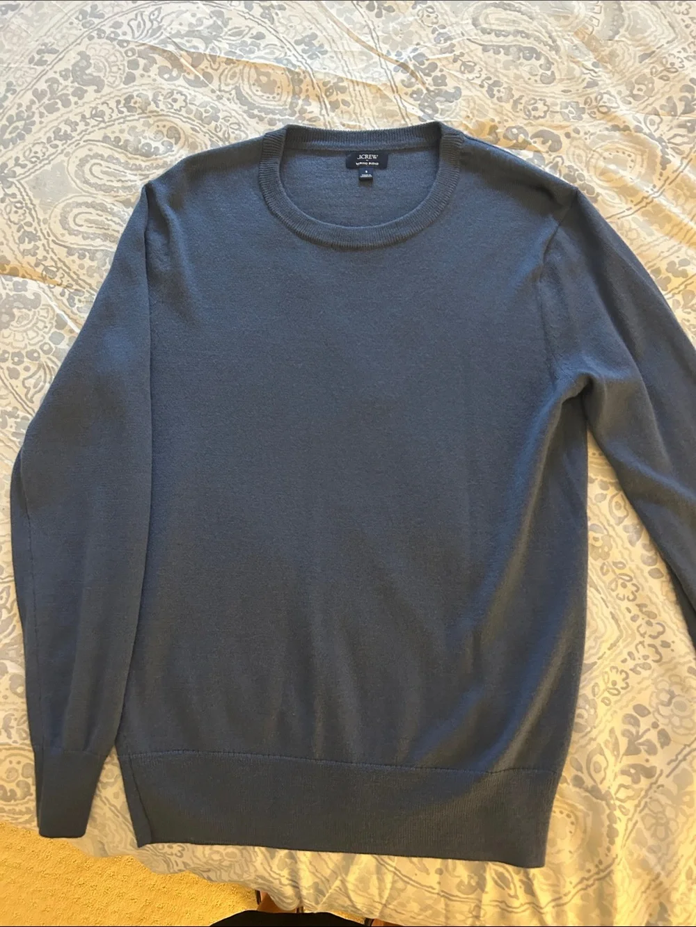 J. Crew Men’s Crewneck Sweater in Slate Blue